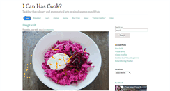Desktop Screenshot of icanhascook.com