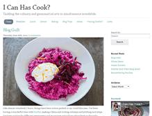 Tablet Screenshot of icanhascook.com